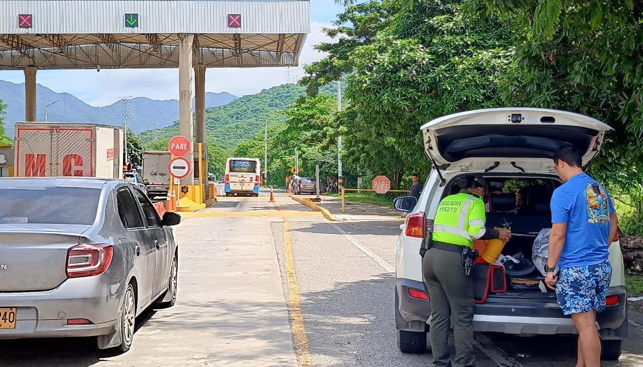 Operativo de control en las vías del país.