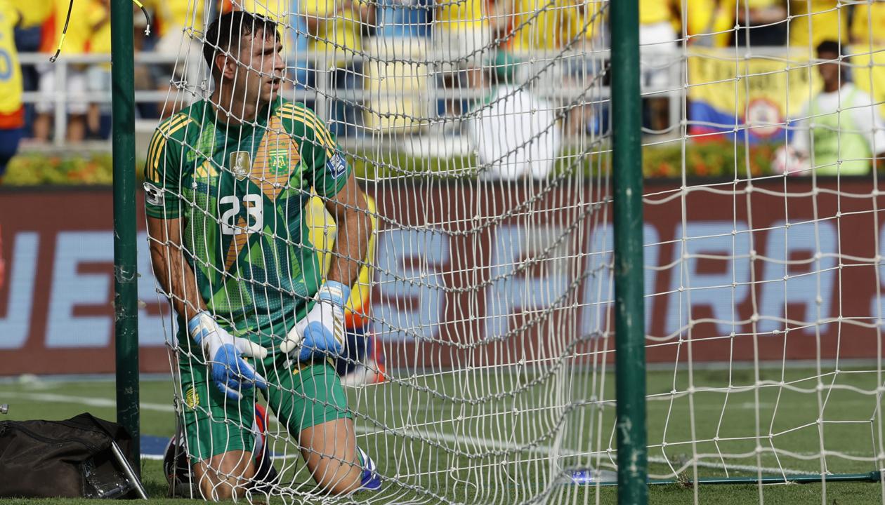 Emiliano 'Dibu' Martínez, portero de la Selección Argentina. 