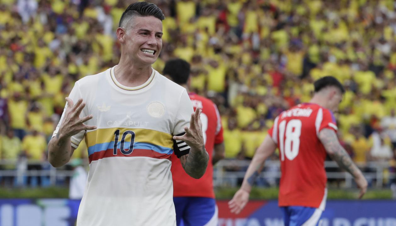 James Rodríguez fue la gran figura se Colombia contra Chile. 