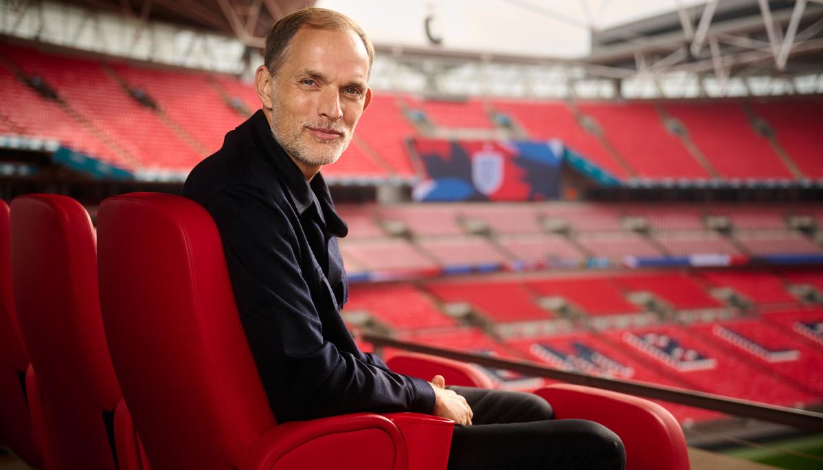 Thomas Tuchel fue presentado este miércoles en el Wembley.