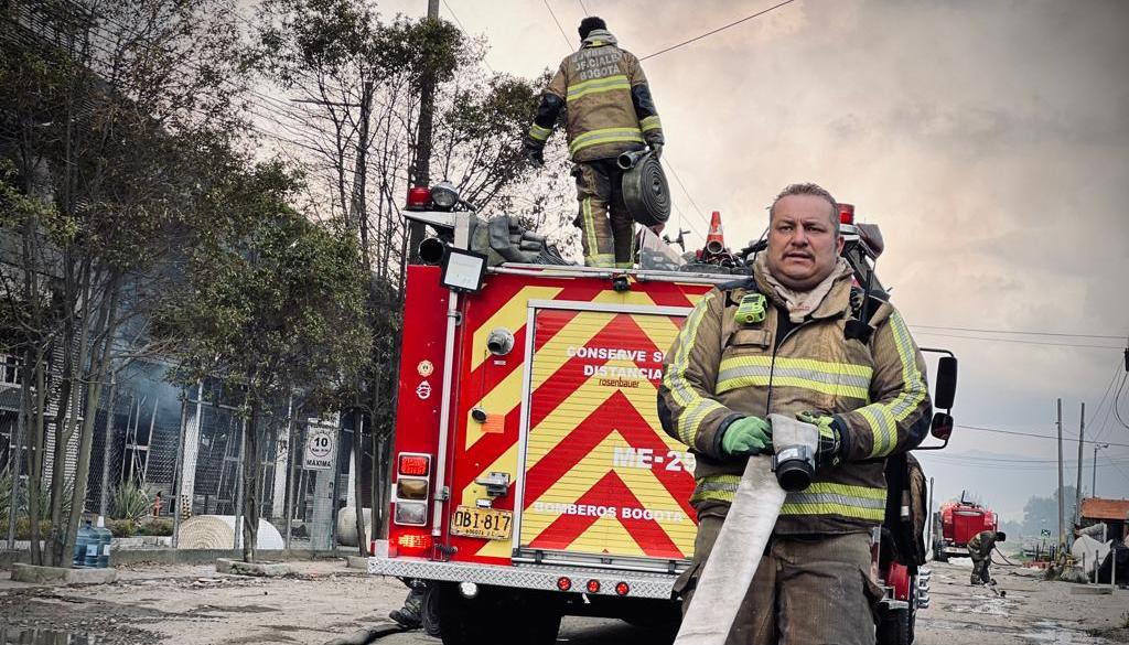 Foto referencia de Bomberos de Bogotá. 