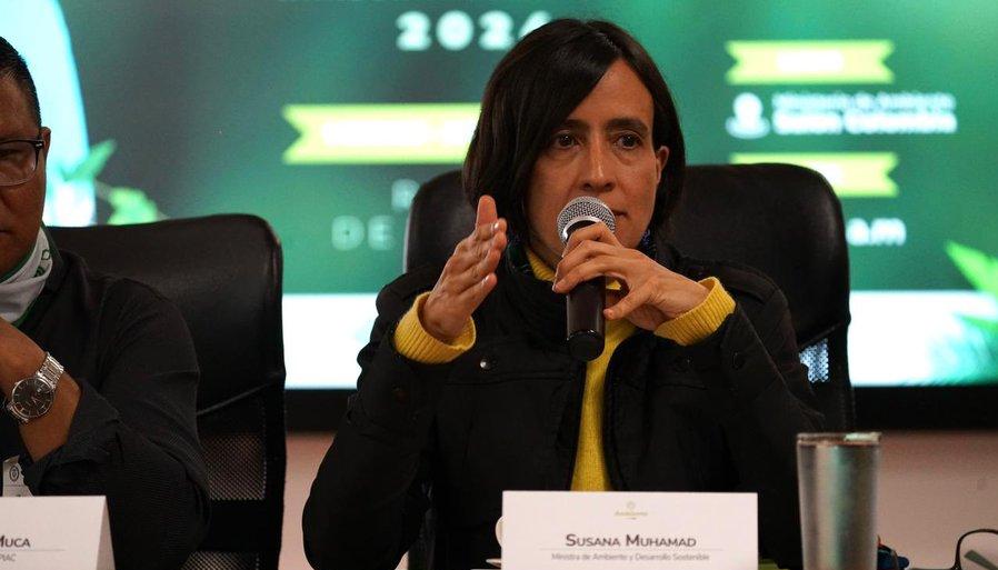 Susana Muhamad, Ministra de Ambiente y Desarrollo Sostenible.