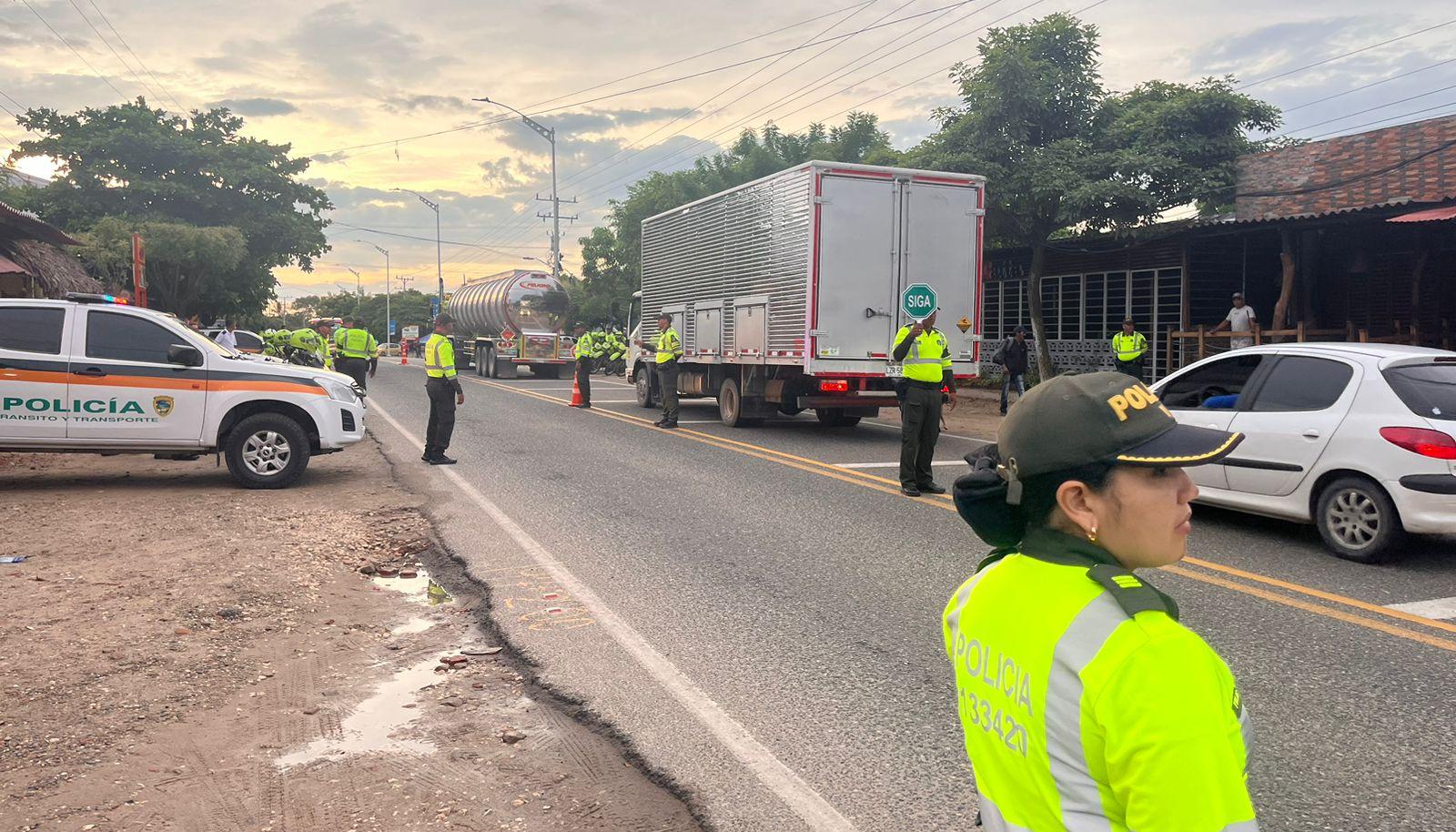 Seccional de Tránsito y Transporte en el Atlántico.