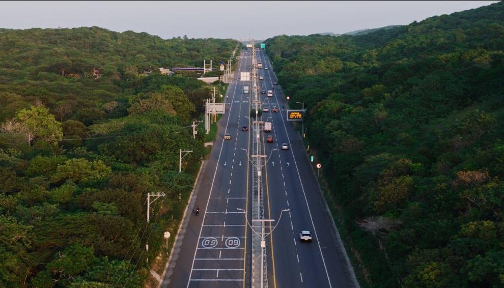 Imagen de la vía Cartagena-Barranquilla.