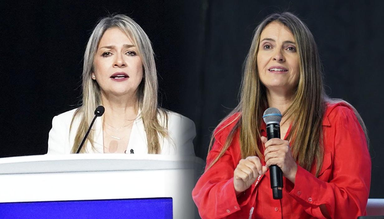 Vicky Dávila y Paloma Valencia.