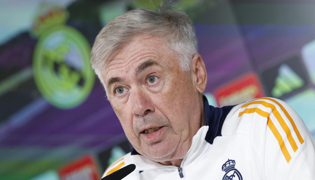 Carlo Ancelotti, entrenador del Real Madrid.