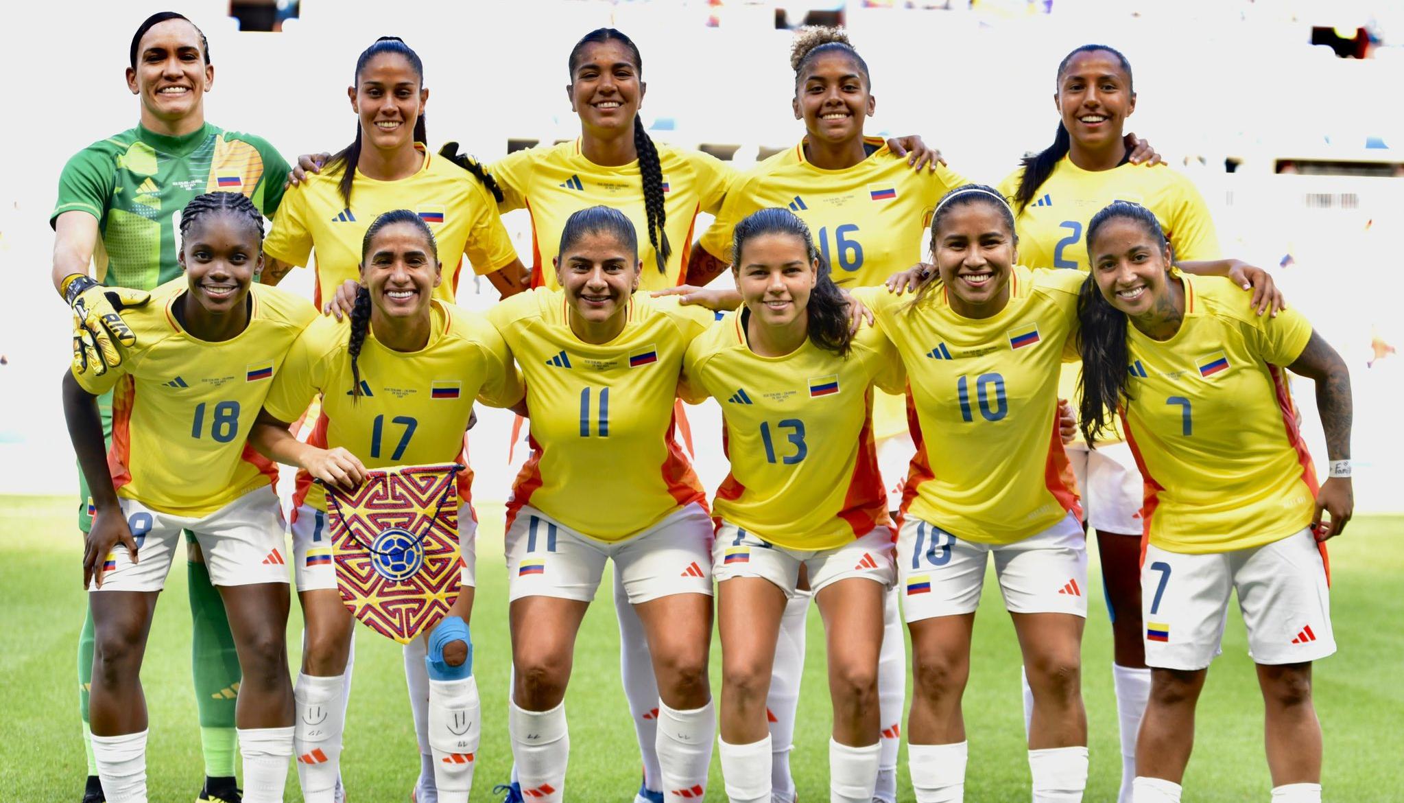 Selección Colombia de fútbol femenino de mayores.