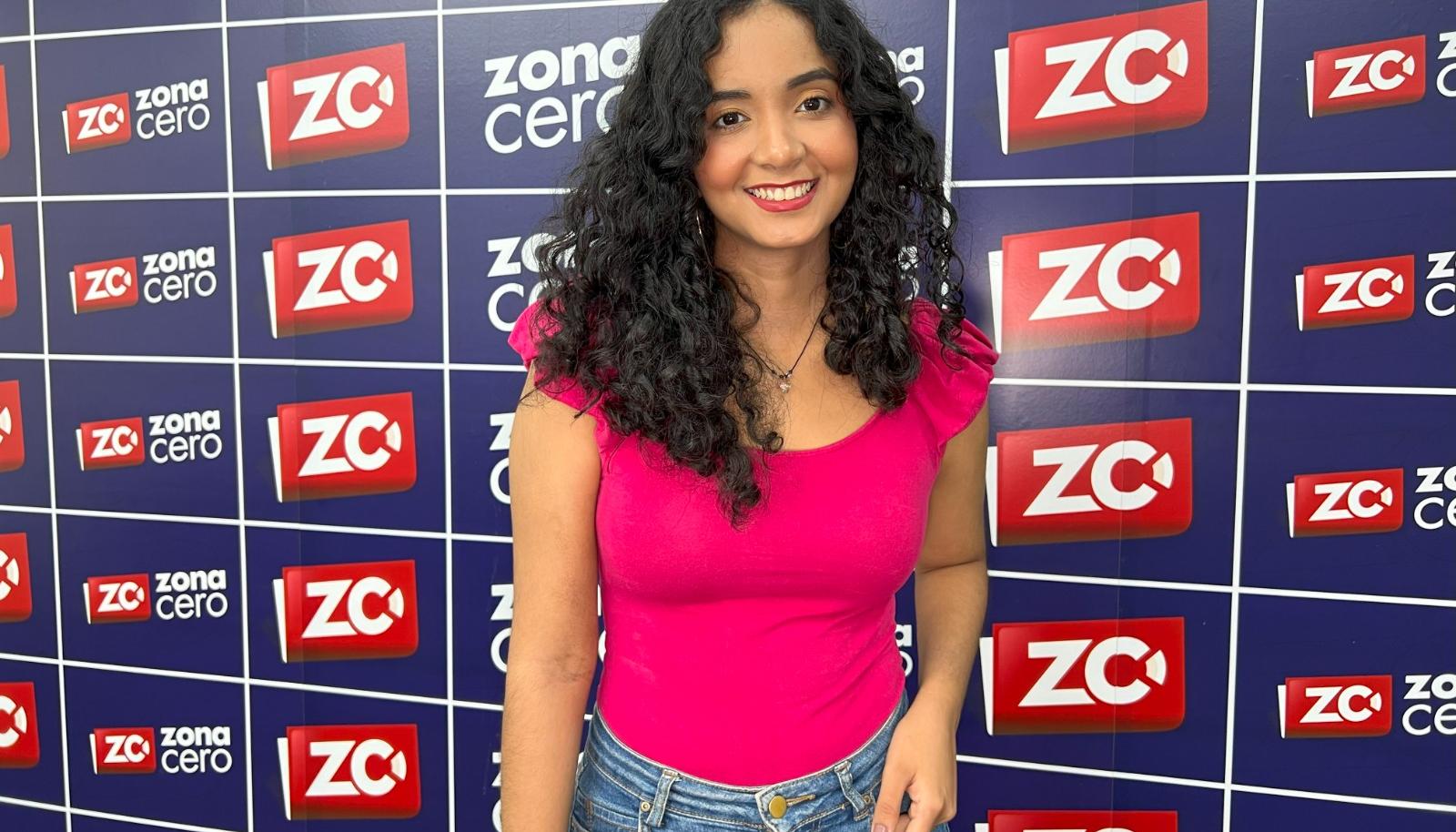 Valentina Jaramillo en las instalaciones de Zona Cero.