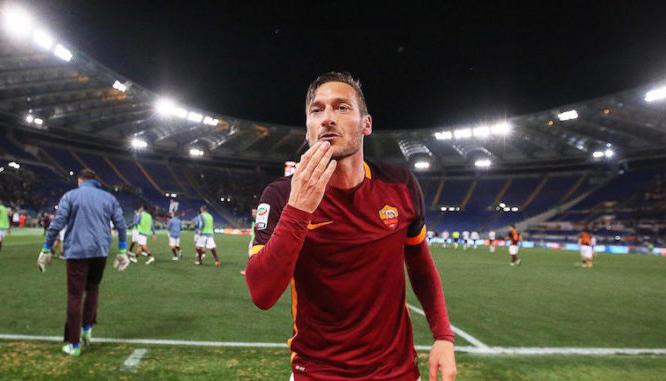 Francesco Totti, exjugador de la Roma.