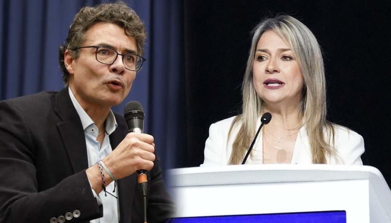 Alejandro Gaviria y Vicky Dávila.