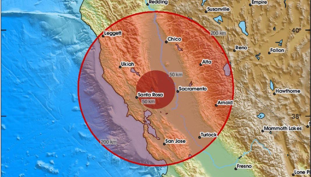 Inicialmente el USGS clasificó la intensidad del sismo en 6,6 pero después lo elevó a 7,0.