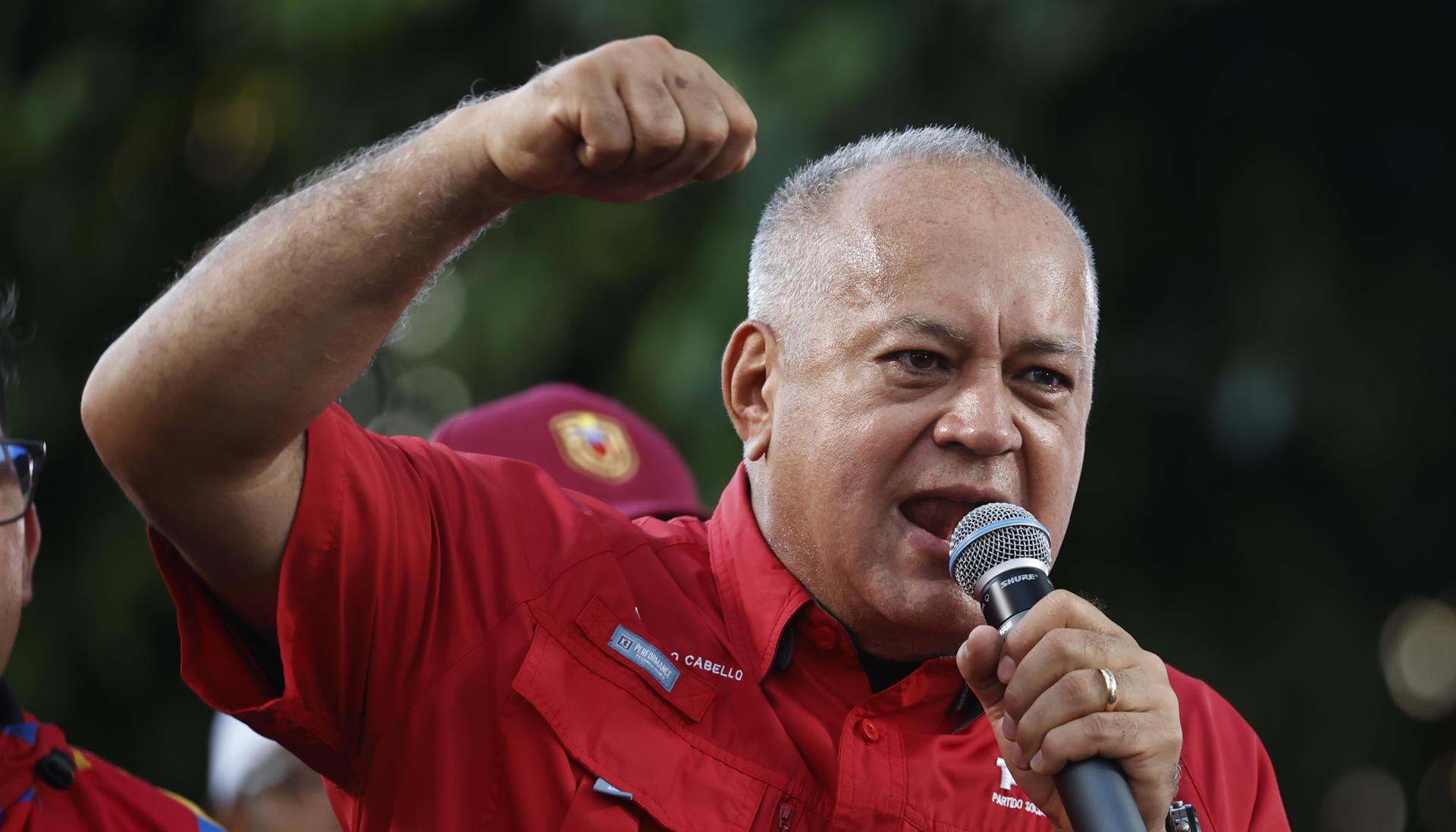 Diosdado Cabello, Ministro del Interior, hizo el anuncio.