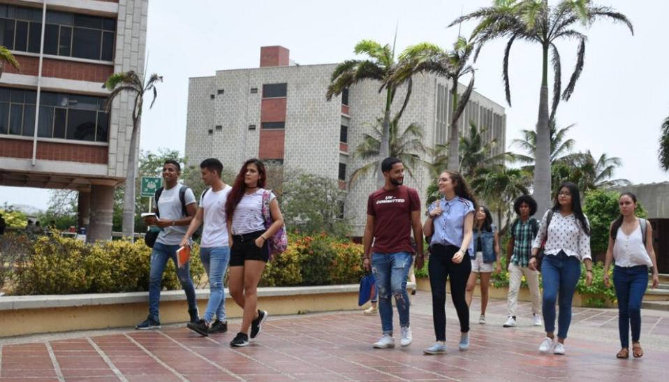 Estudiantes de la Universidad del Atlántico. 