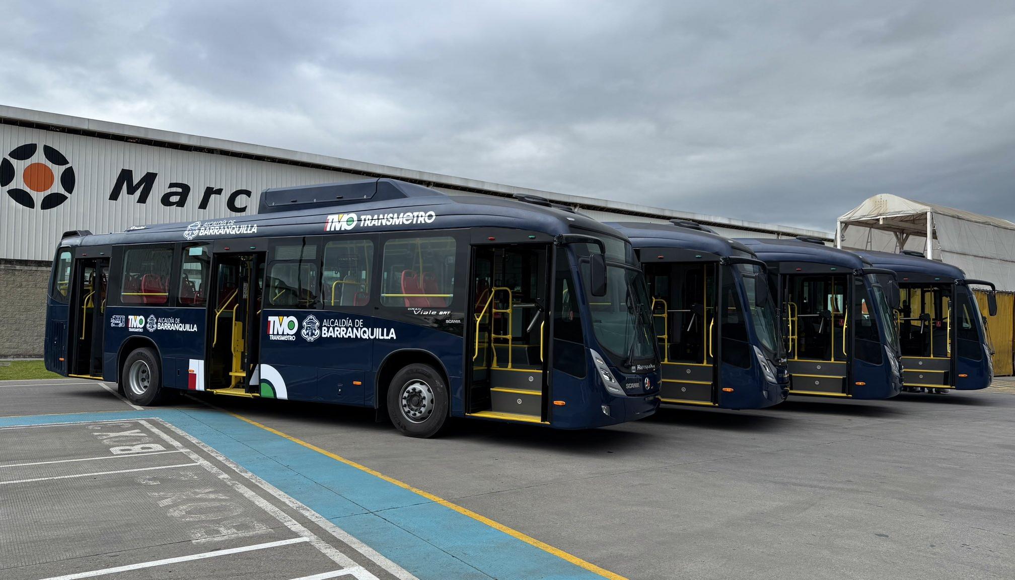 Los nuevos buses de Transmetro