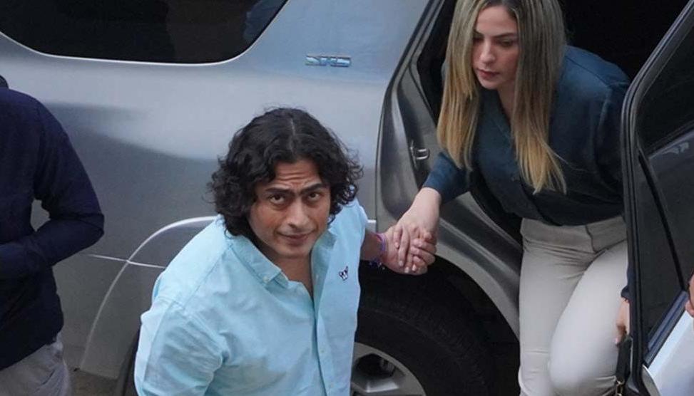 Nicolás Petro y su pareja Laura Ojeda.