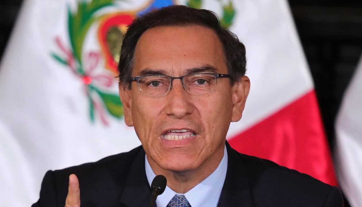 El expresidente peruano Martín Vizcarra.