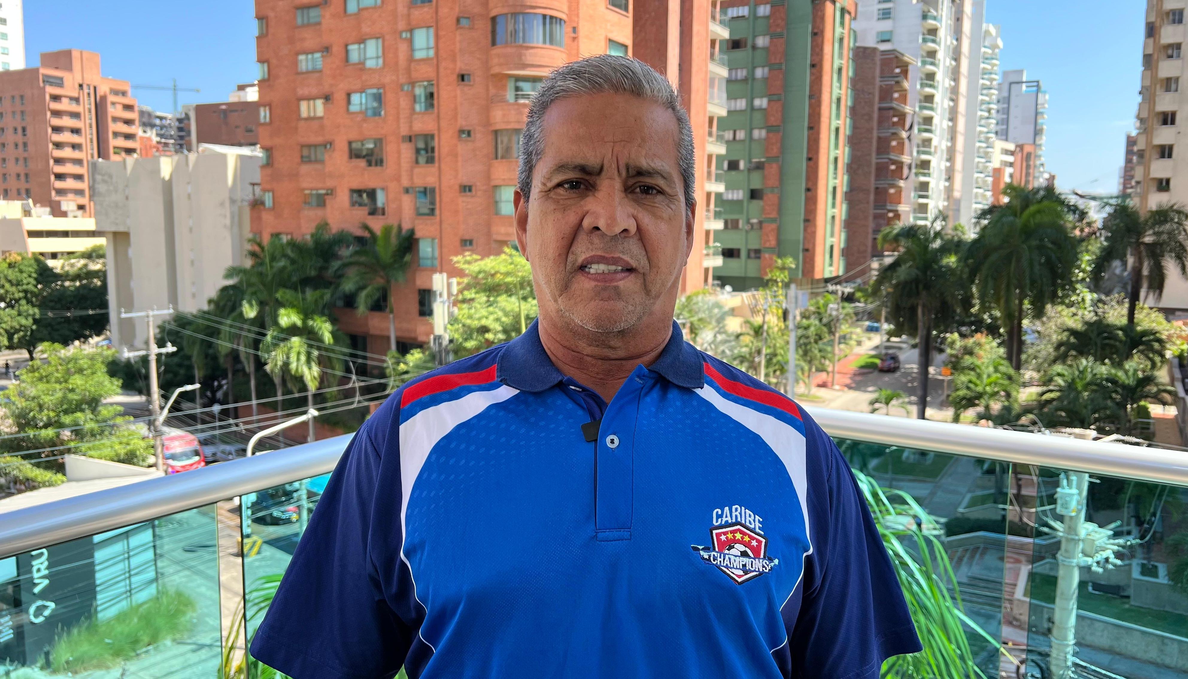 Carlos Bolívar, director del torneo de fútbol Caribe Champions.