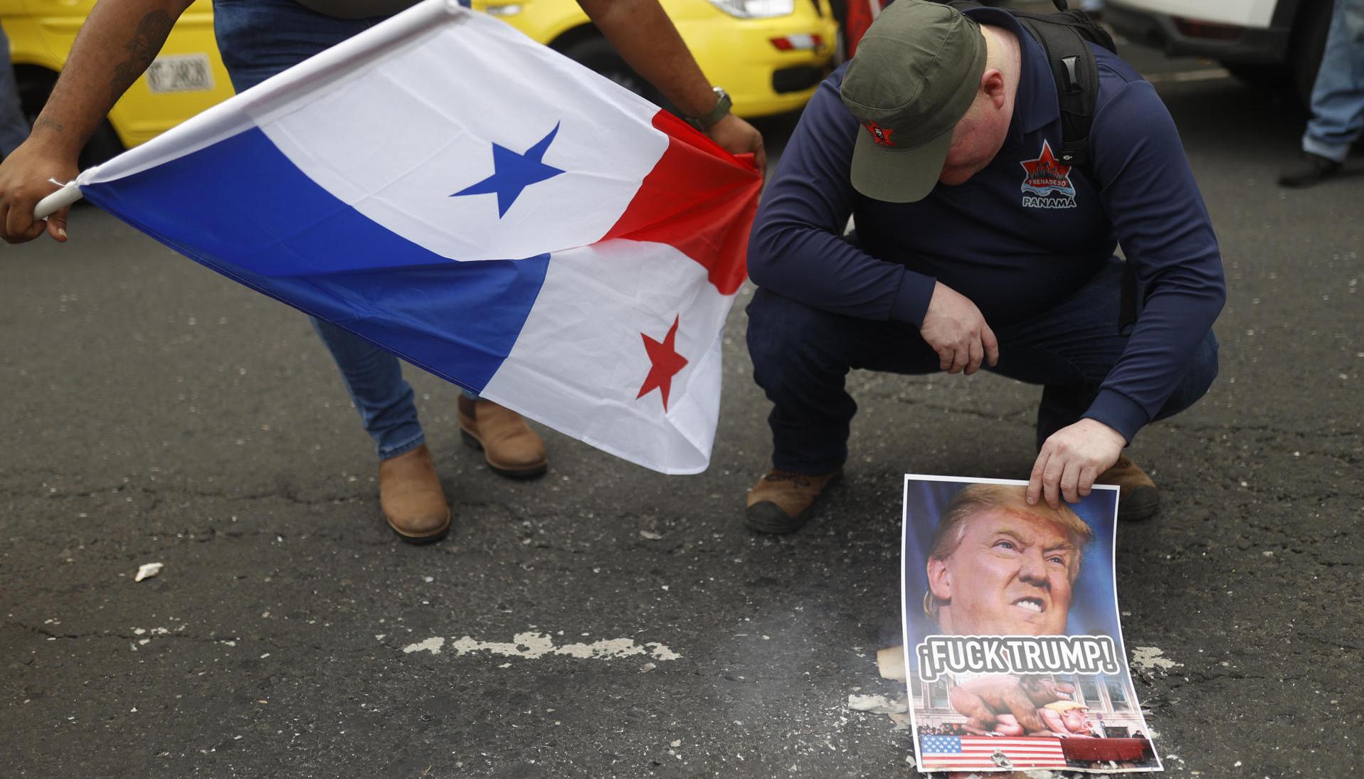 Manifestación en Ciudad de Panamá.