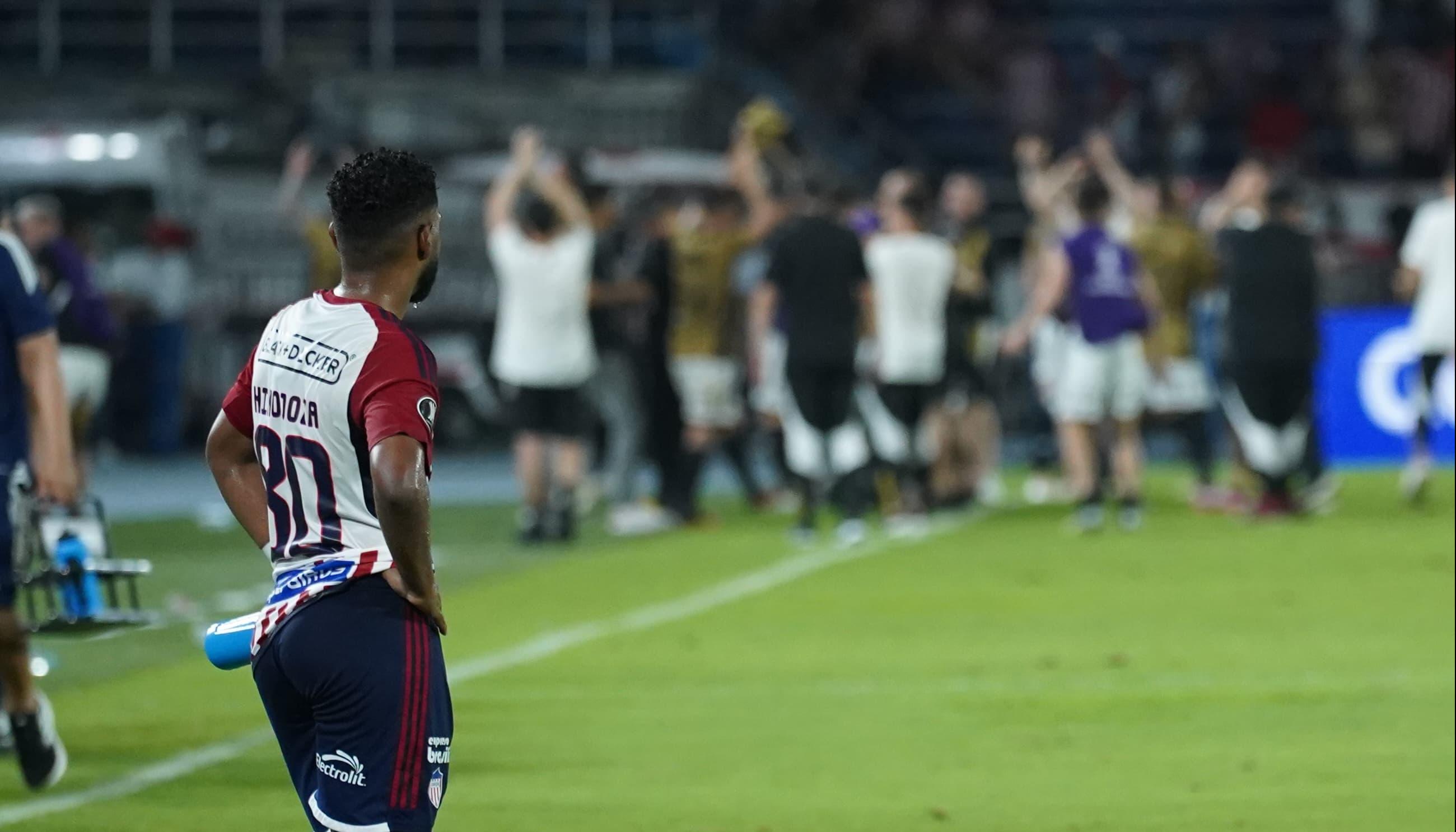 Roberto Hinojoza, mediocampista samario tras la eliminación de la Copa Libertadores ante Colo Colo.