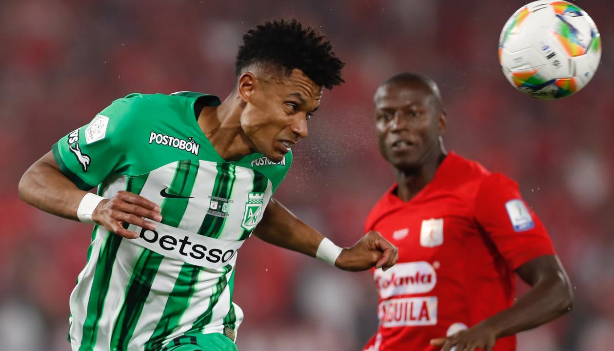 El barranquillero William Tesillo, defensa central del Atlético Nacional.