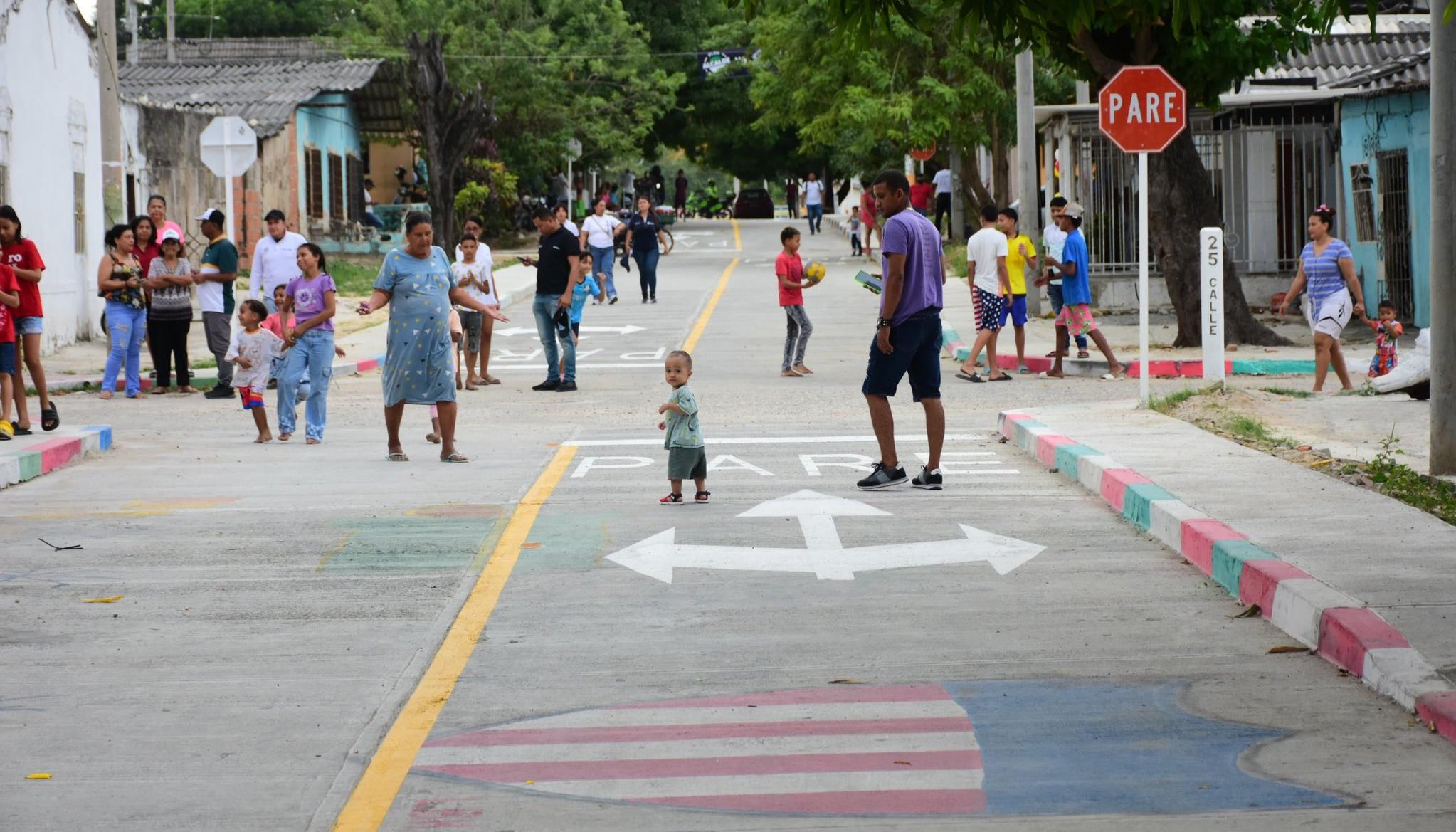 Vías recuperadas por el Distrito de Barranquilla.