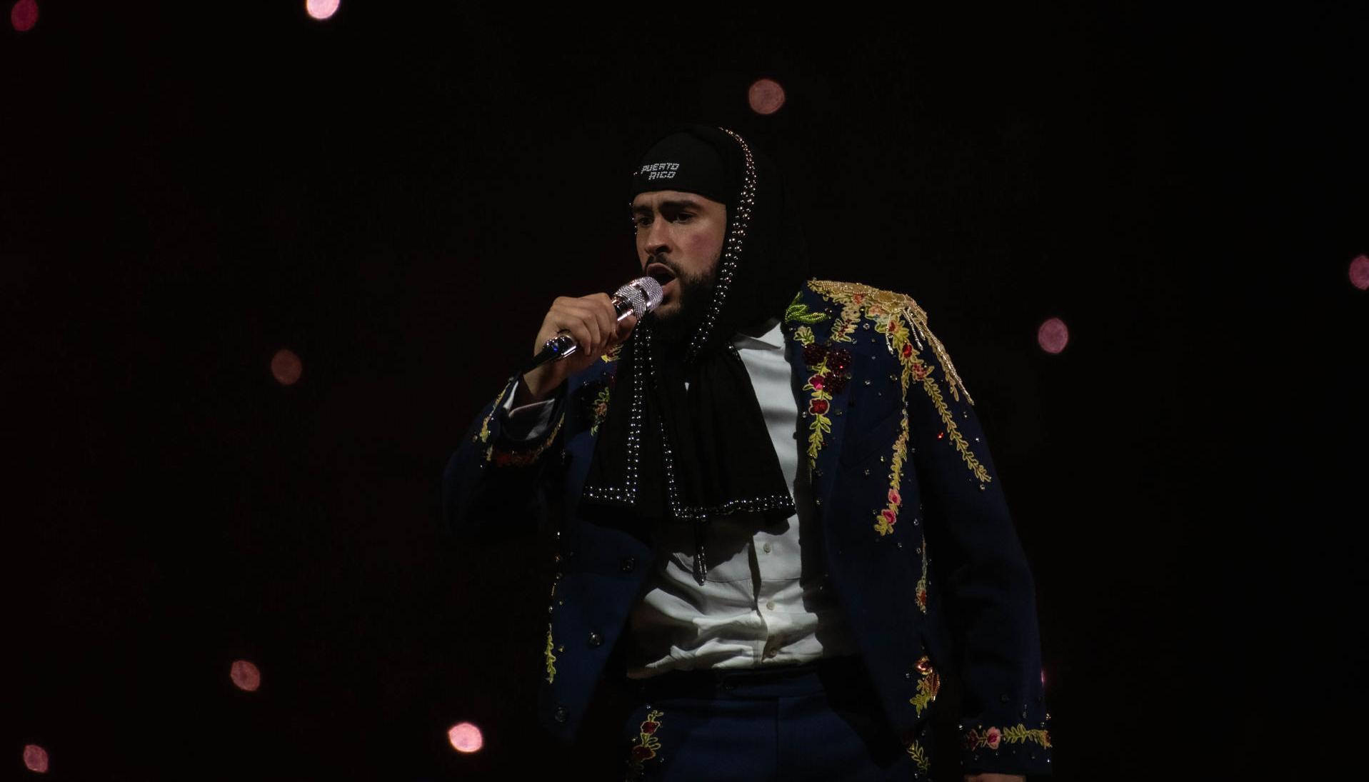 El reguetonero durante un concierto en San Juan. 