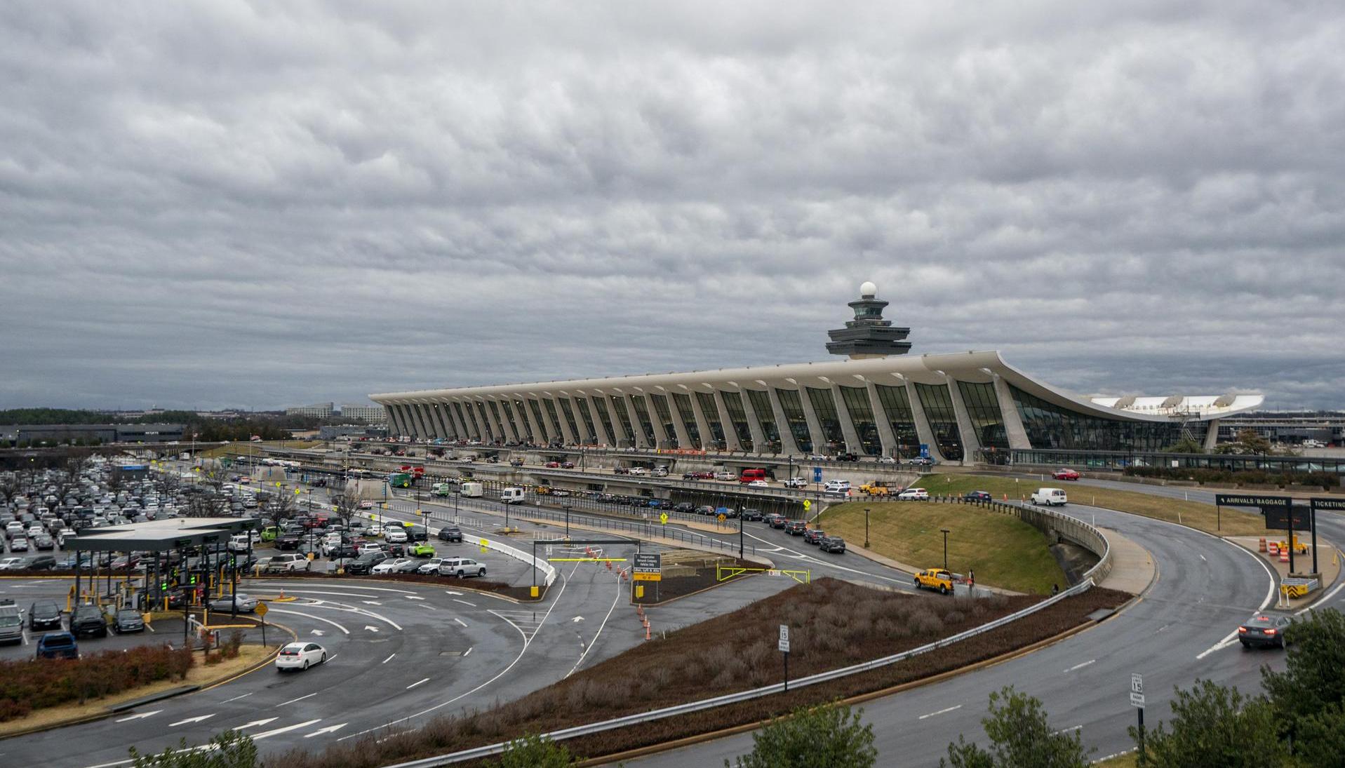 Aeropuerto Internaciona en Dulles, Virginia, EE.UU. 