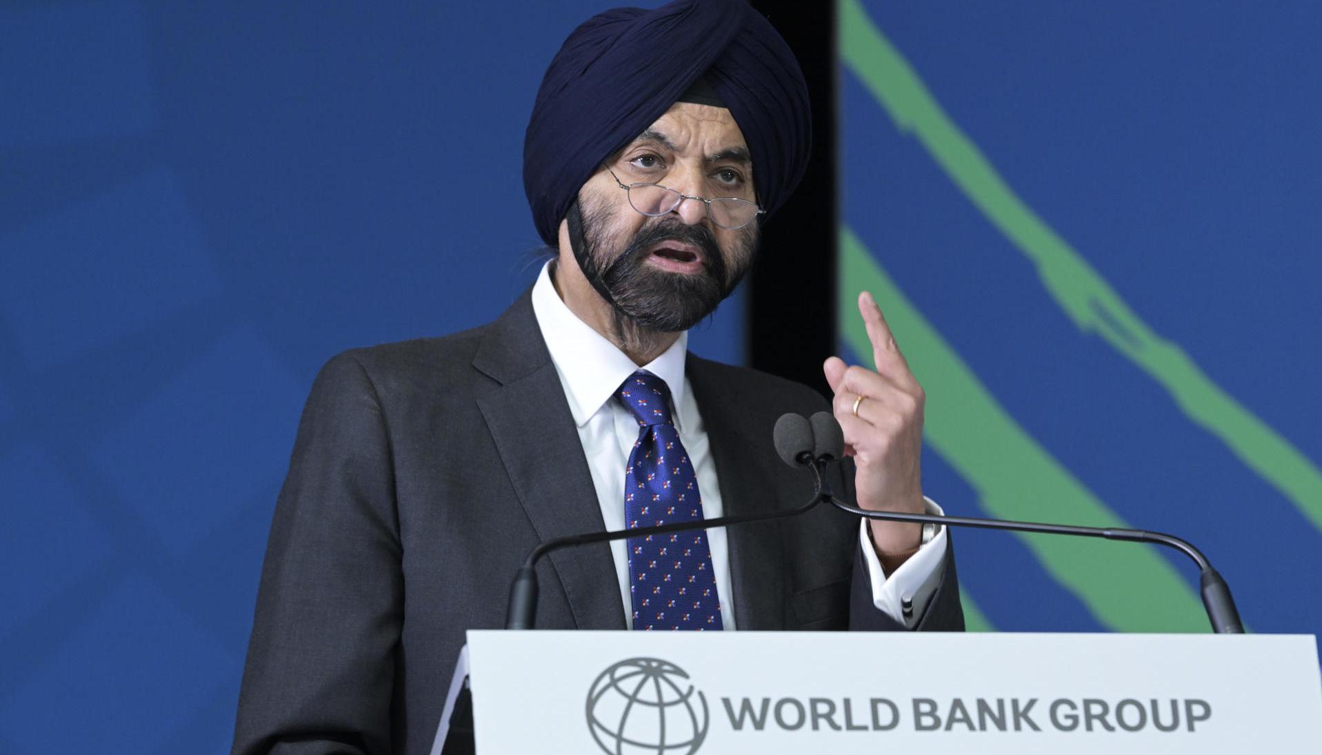 Ajay Banga, presidente del Banco Mundial. 