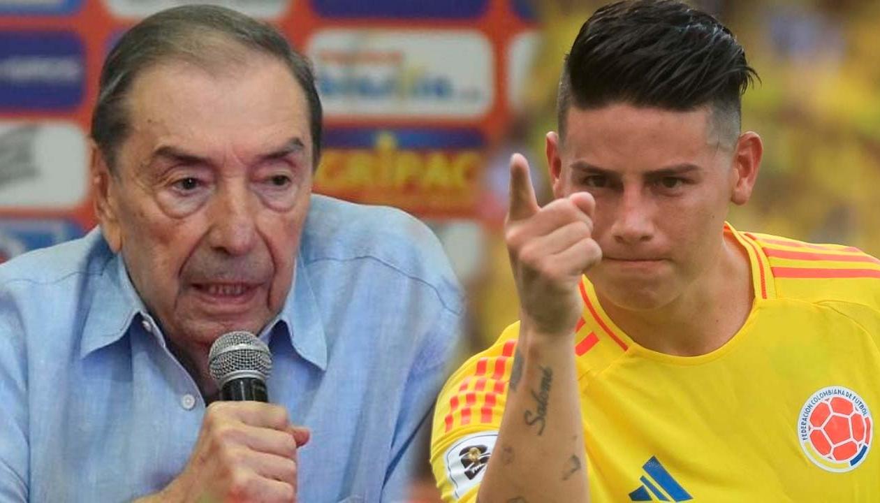 Fuad Char y James Rodríguez.