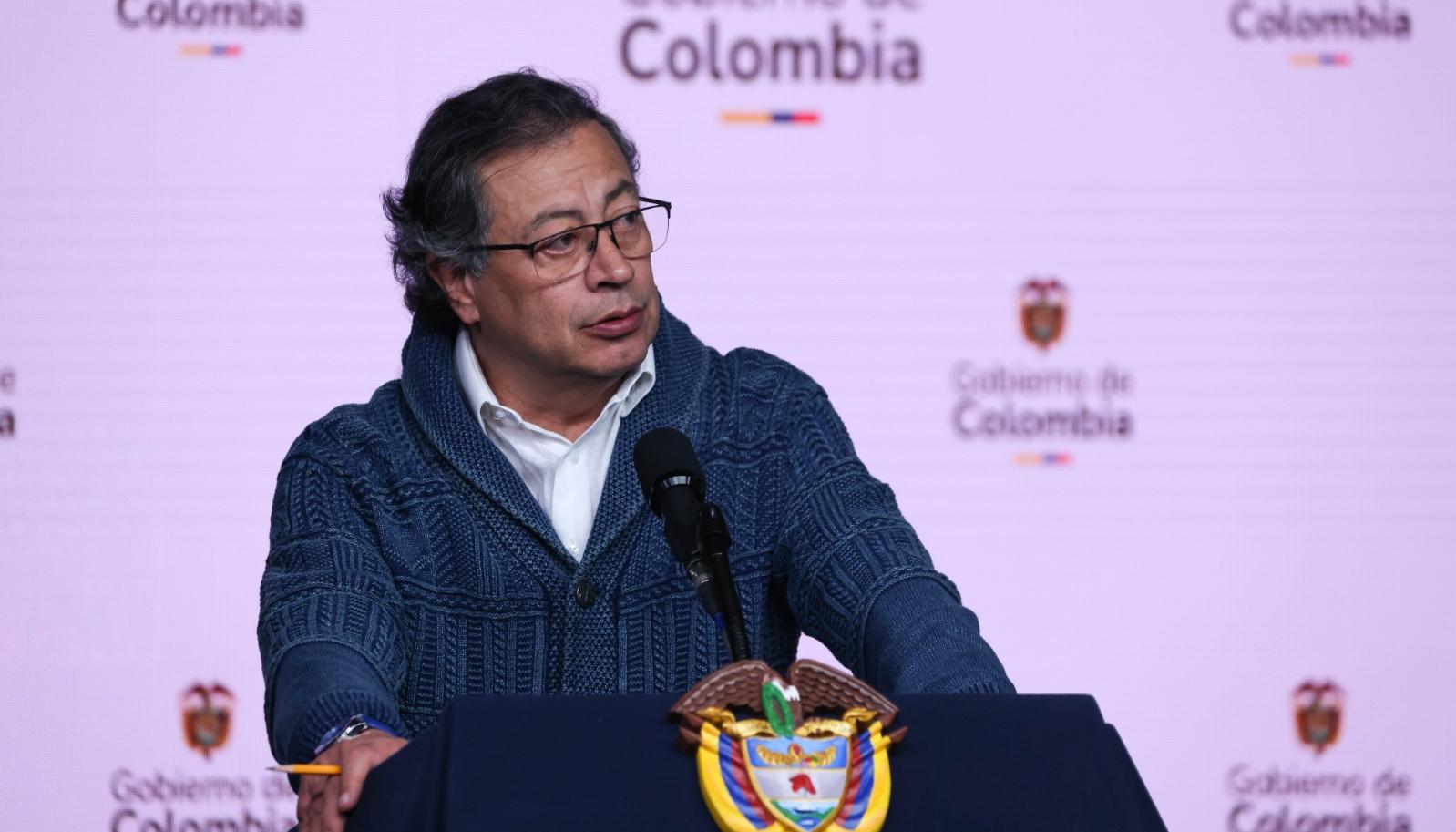 Presidente, Gustavo Petro.