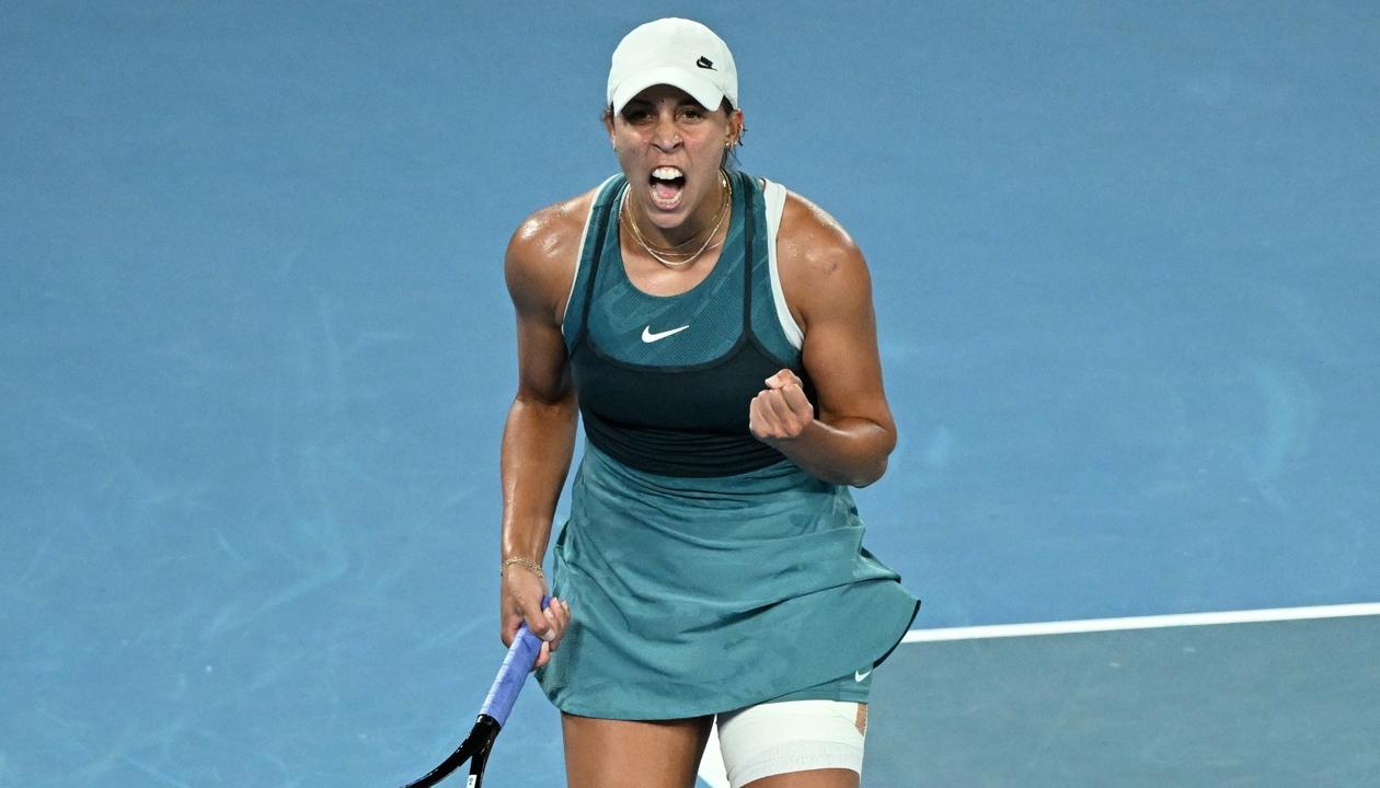 La estadounidense Madison Keys.