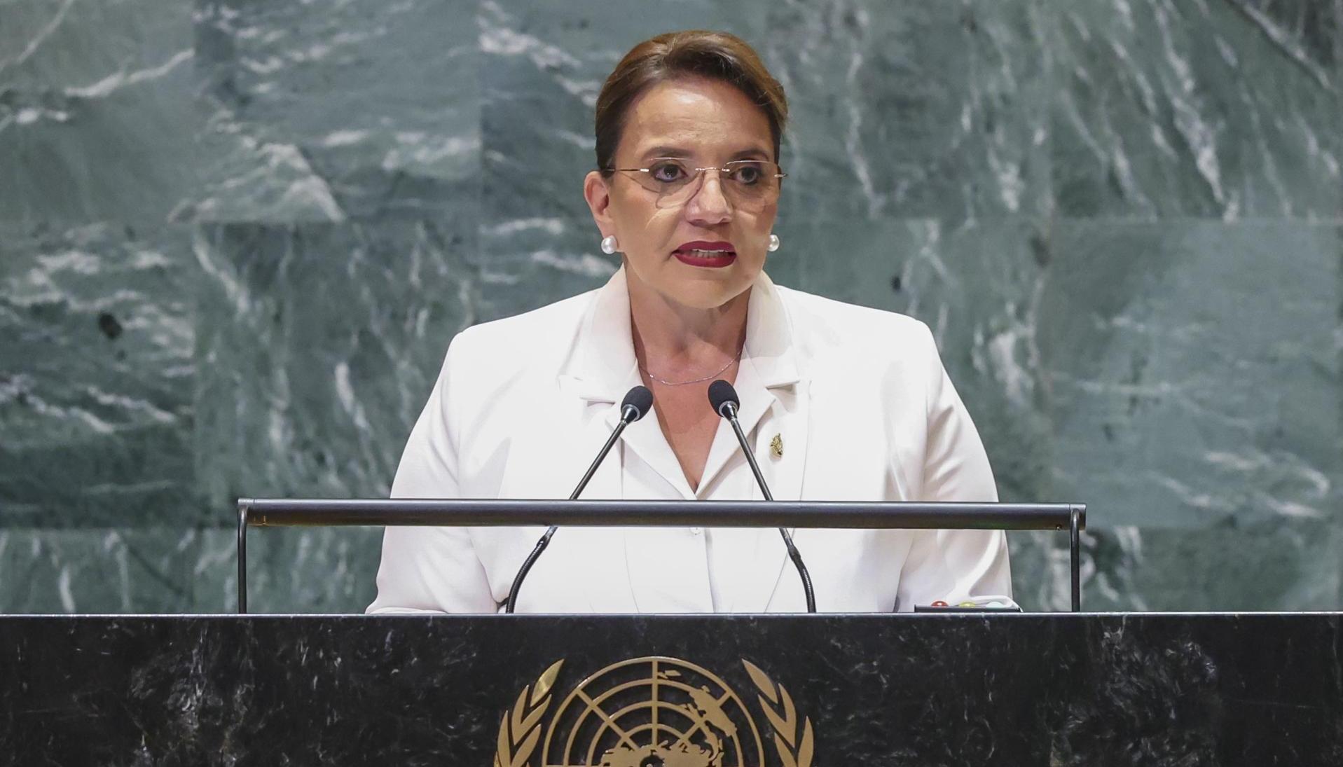 La presidenta de Honduras, Xiomara Castro. 