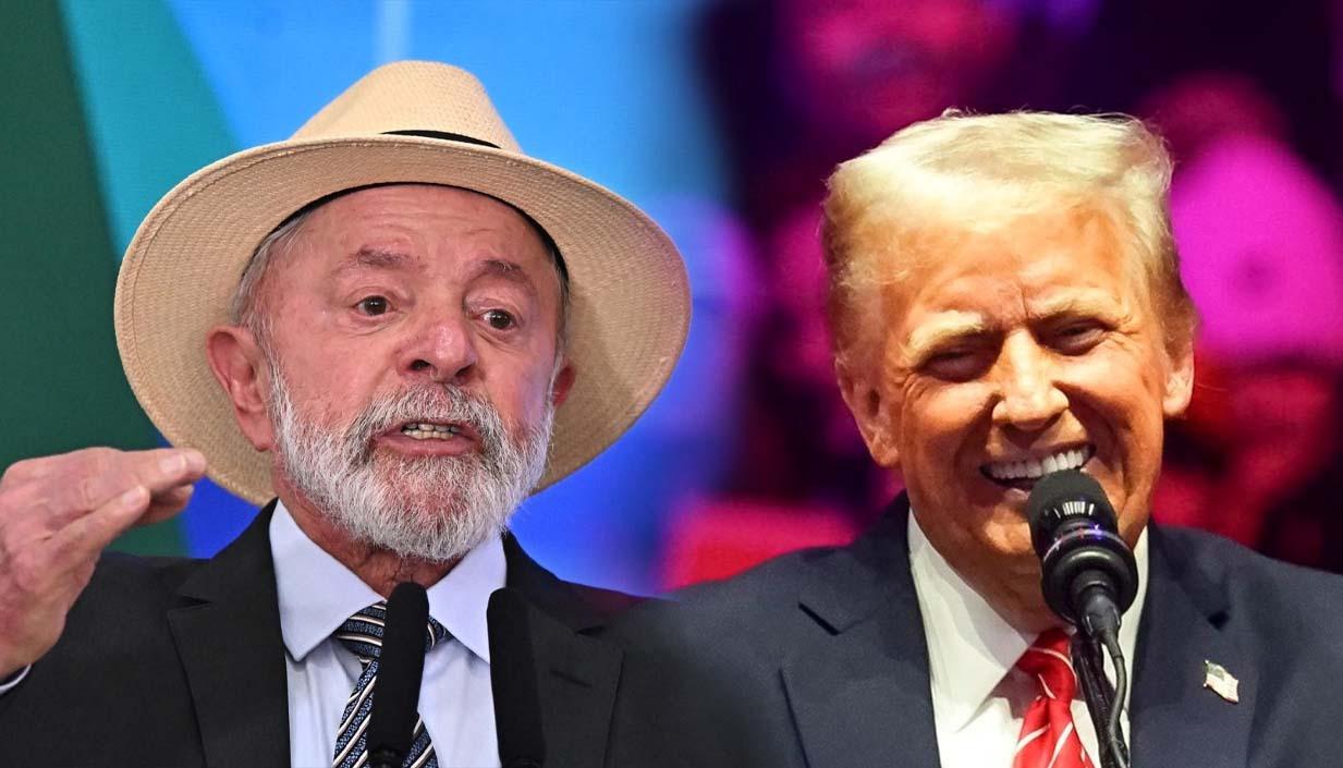 Lula da Silva y Donald Trump.