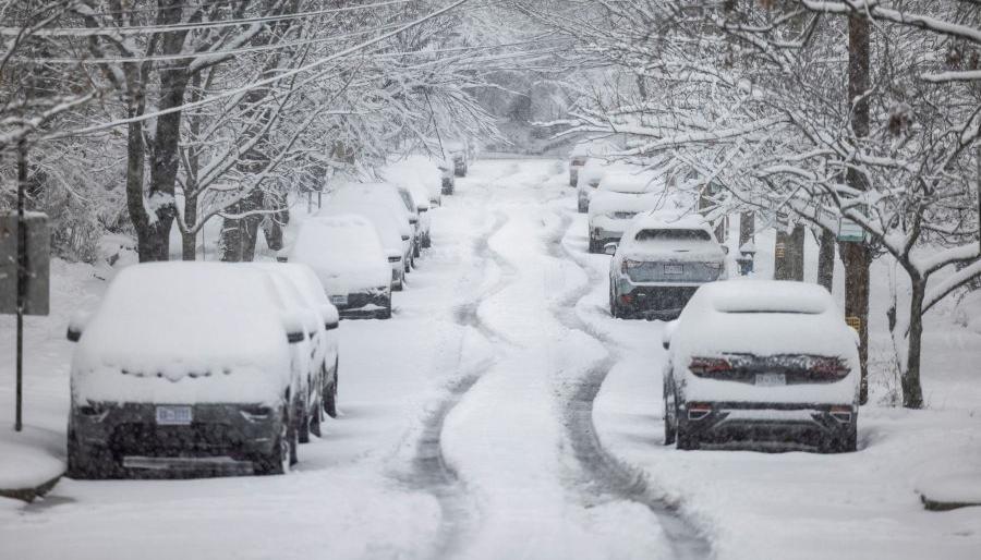 Nieve en Estados Unidos.