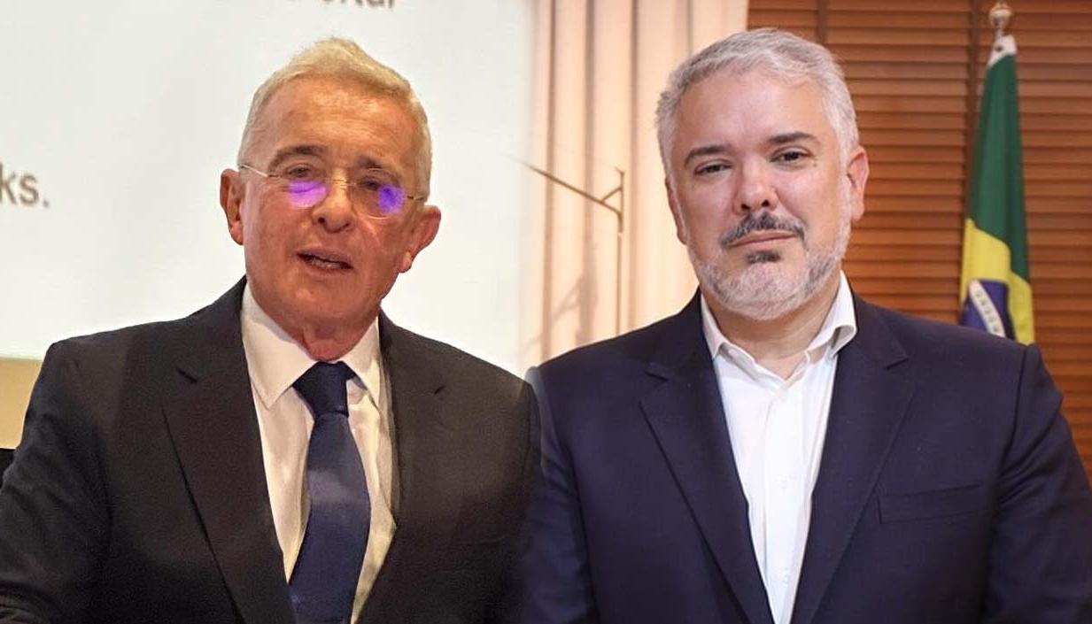 Álvaro Uribe e Iván Duque.