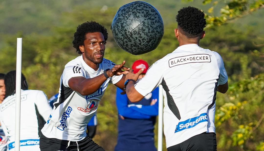 Didier Moreno durante uno de los trabajos de pretemporada.