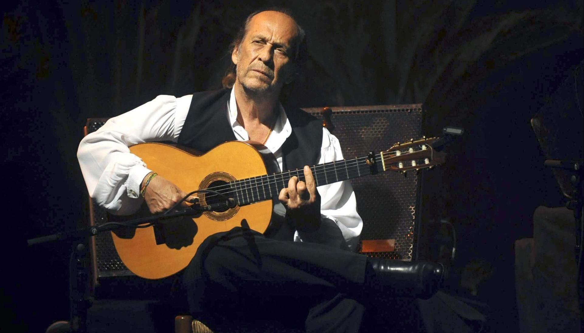 Guitarrista Paco de Lucía.