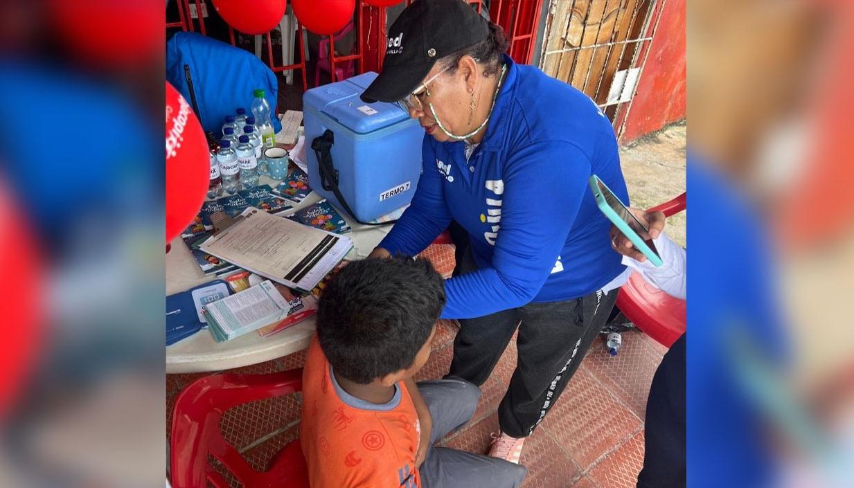 Jornada de vacunación en Barranquilla. 