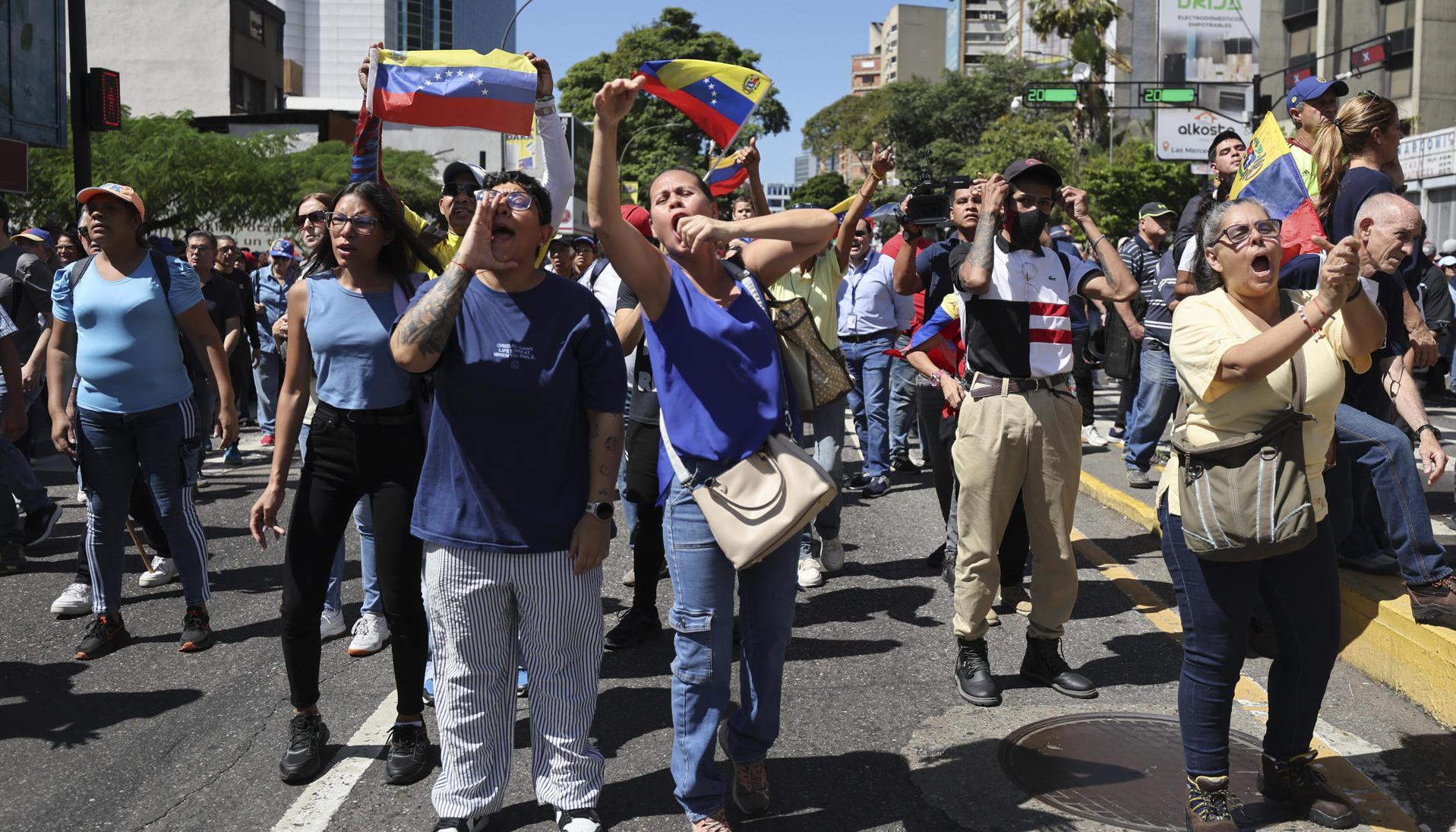 Manifestaciones de venezolanos. Imagen de referencia