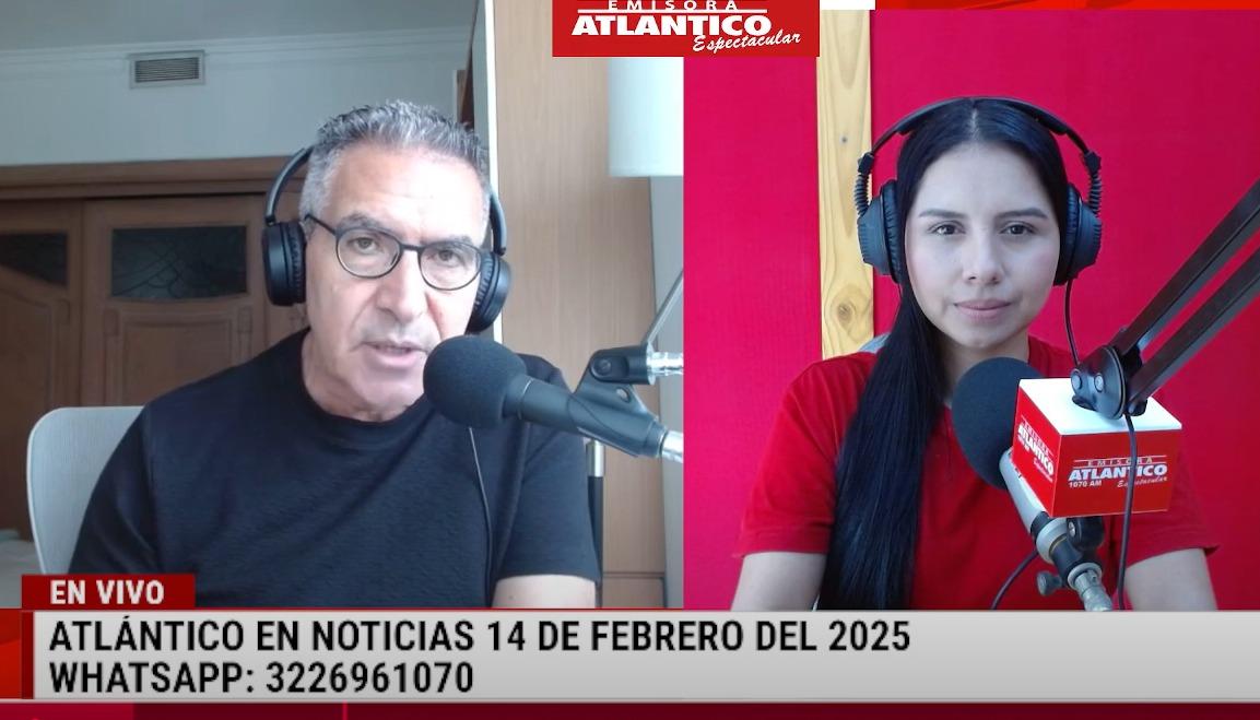 Transmisión de Atlántico en Noticias.