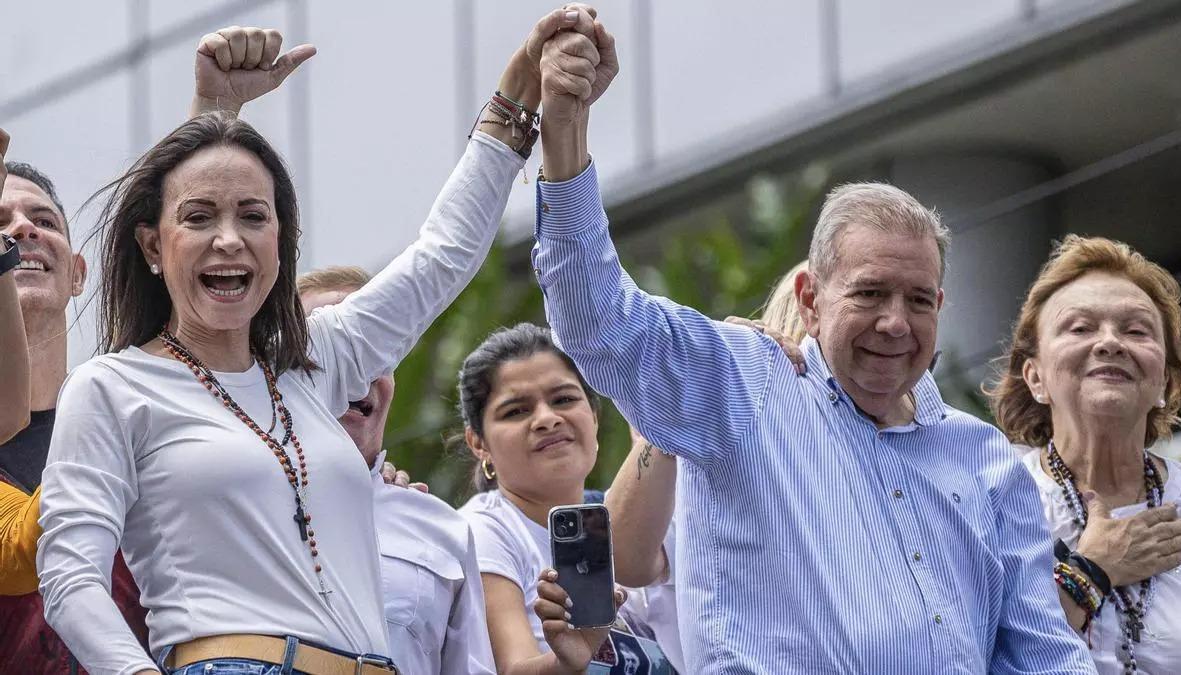 María Corina Machado y Edmundo González.