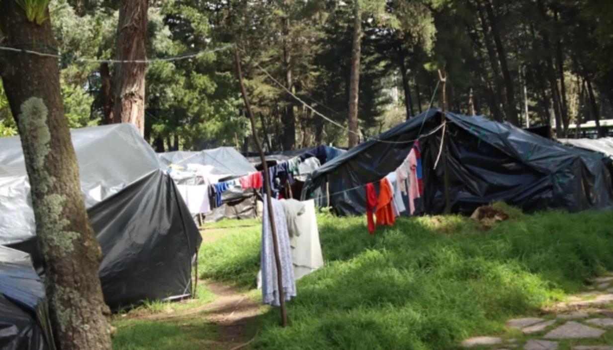  Comunidad indígena Emberá en Bogotá. 