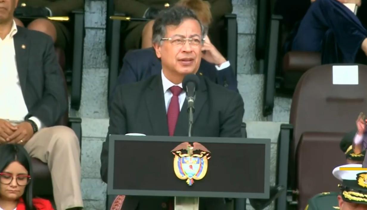 El Presidente Gustavo Petro.