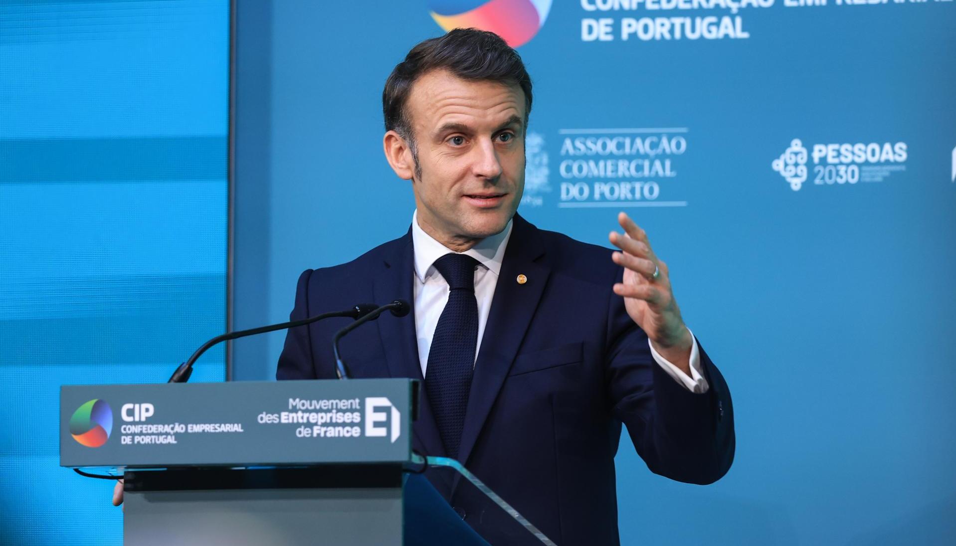 Emmanuel Macron, Presidente de Francia.