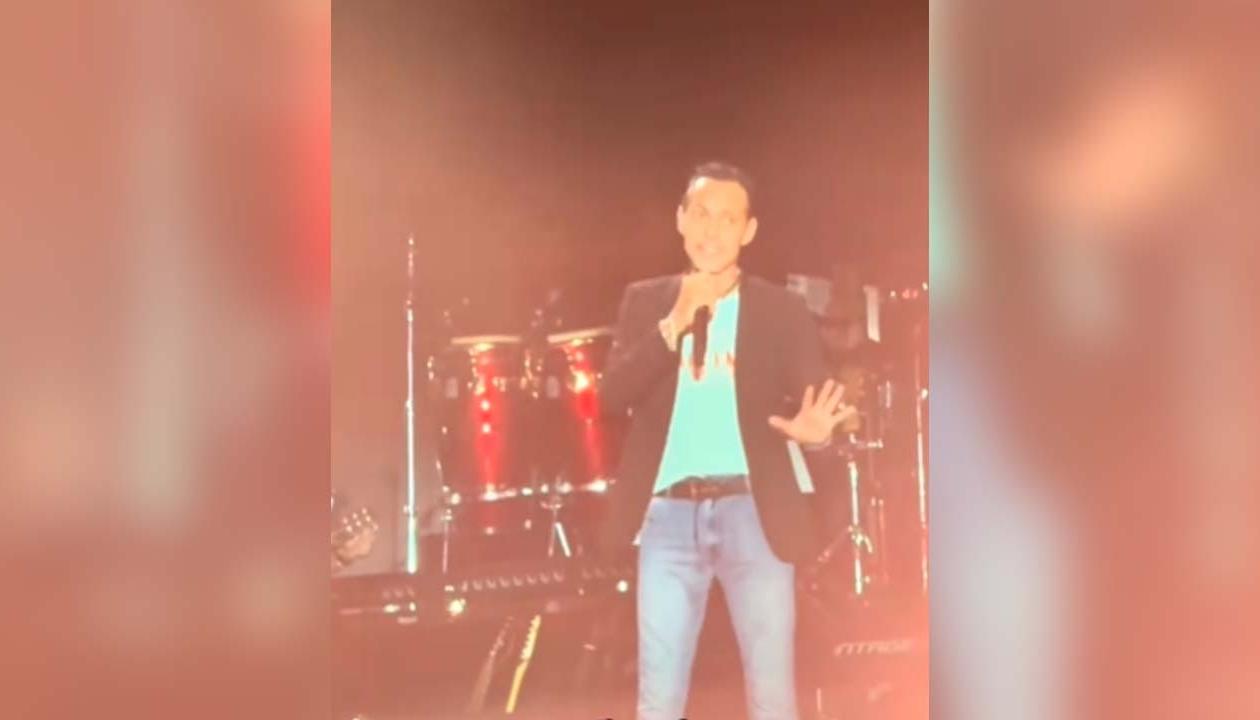 El cantante Marc Anthony.