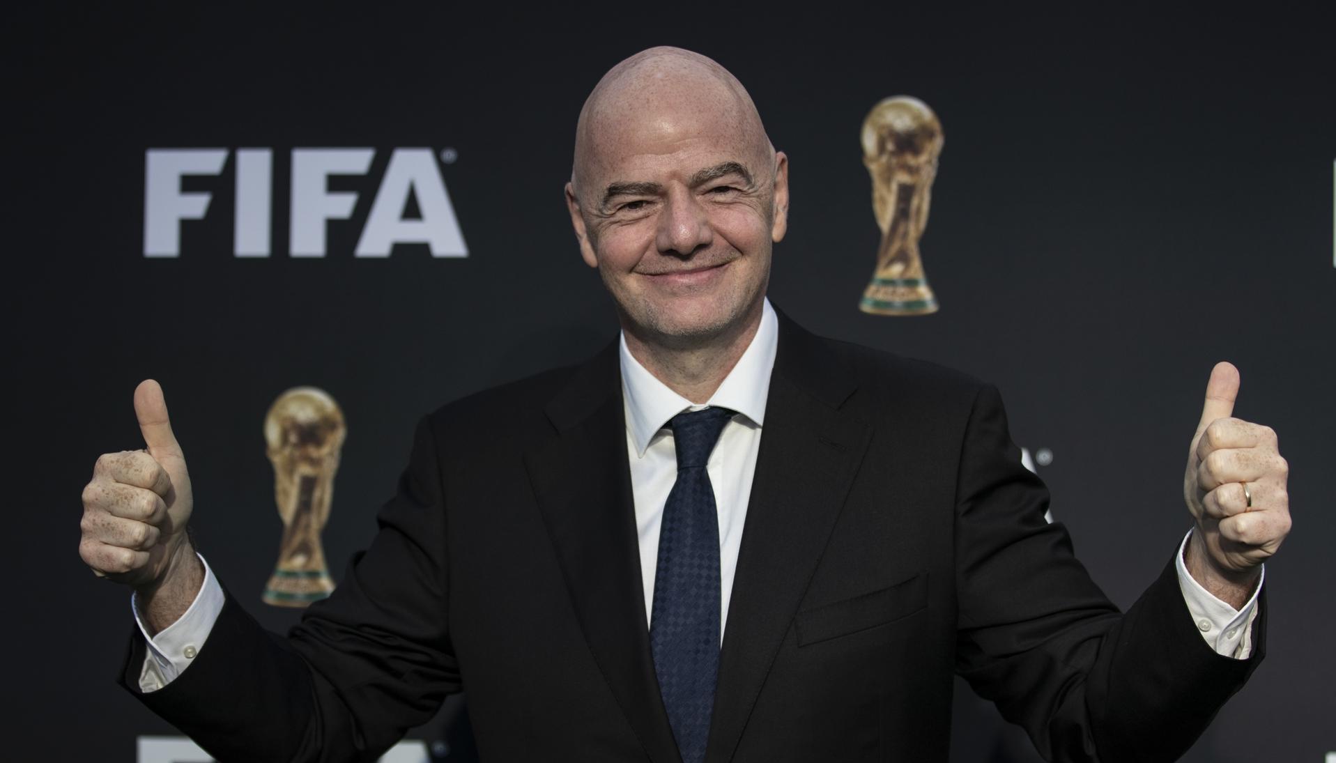 Gianni Infantino, presidente de la FIFA.