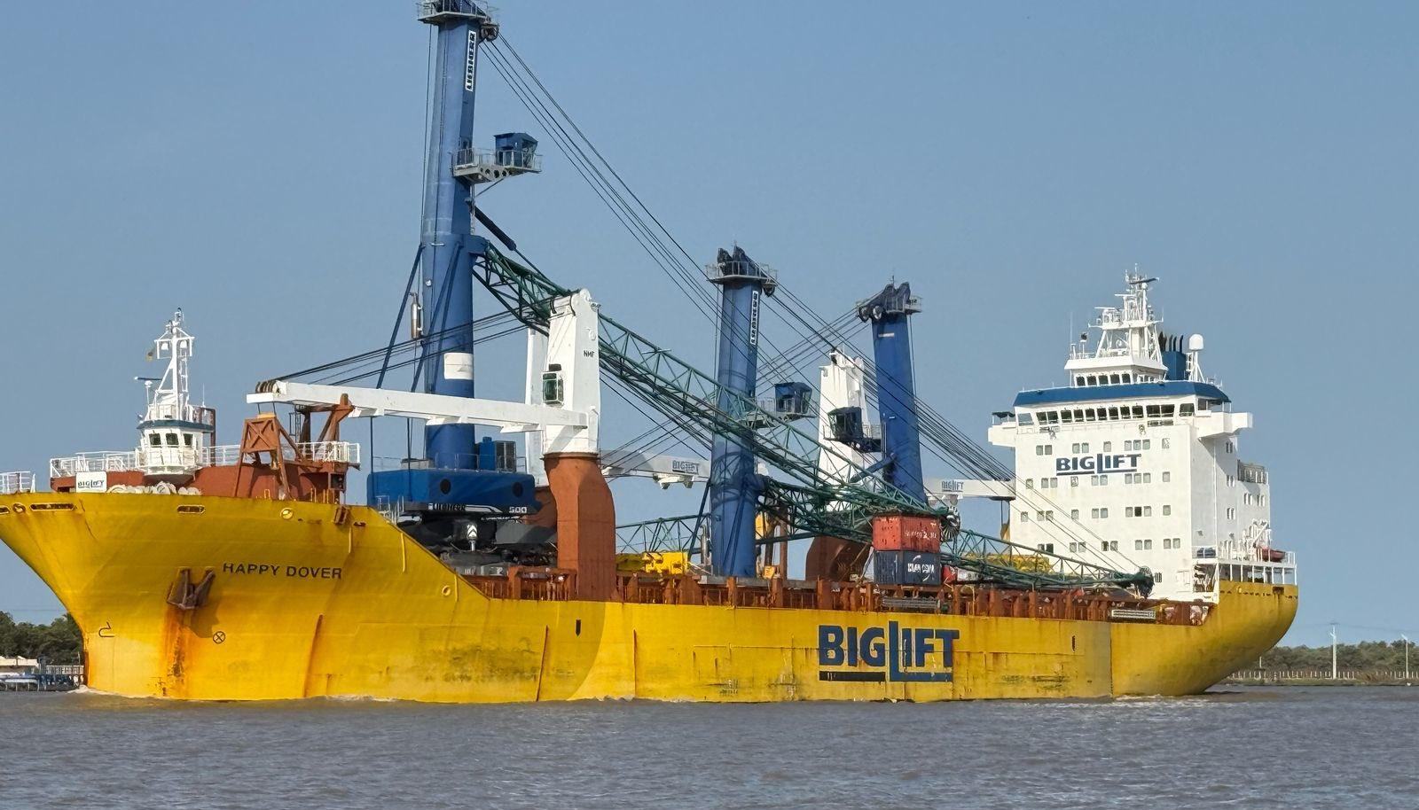 Grúas adquiridas por el Puerto de Barranquilla. 