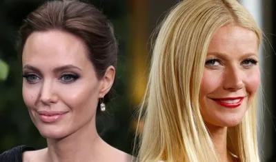 Las actrices Angelina Jolie y Gwyneth Paltrow.