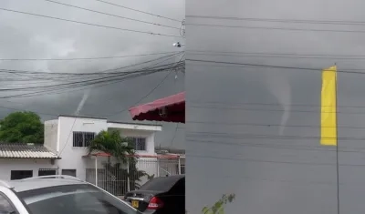 Imágenes del tornado.