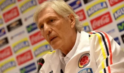 José Néstor Pékerman, técnico de Colombia.